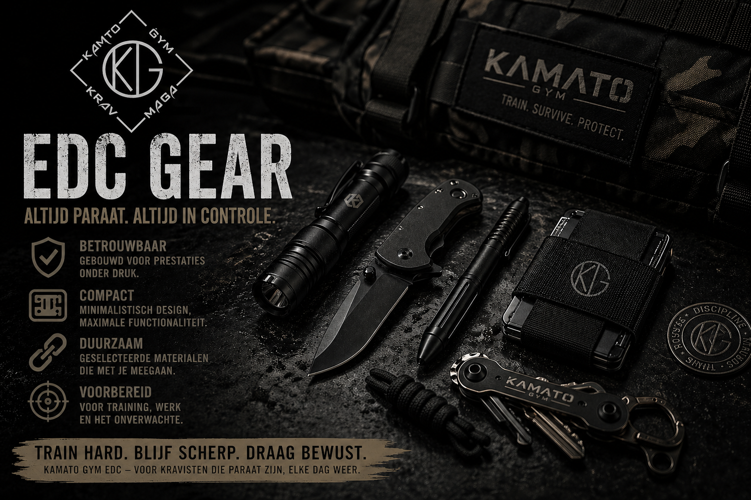 EDC gear voor Kravisten