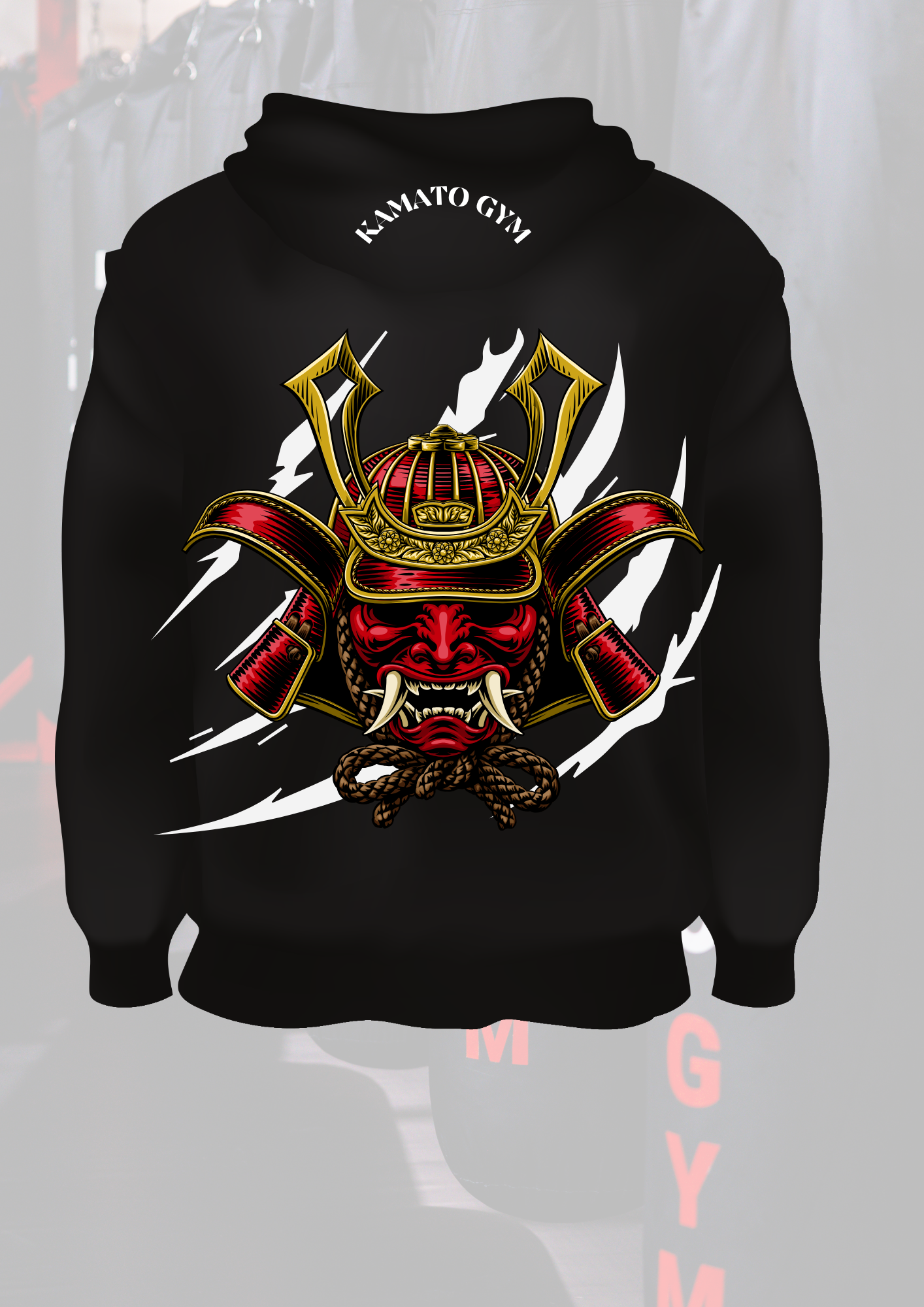 KAMATO GYM  Samurai Warrior Hoodie